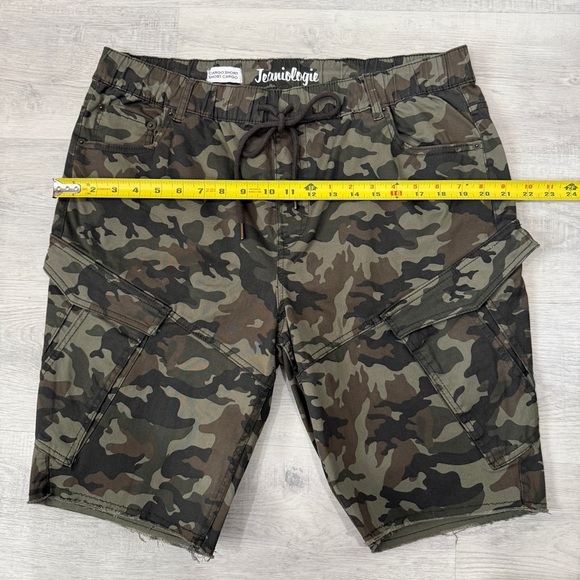 Jeaniologie Men's Camouflage Cargo Shorts Size 36 - Picture 7 of 17